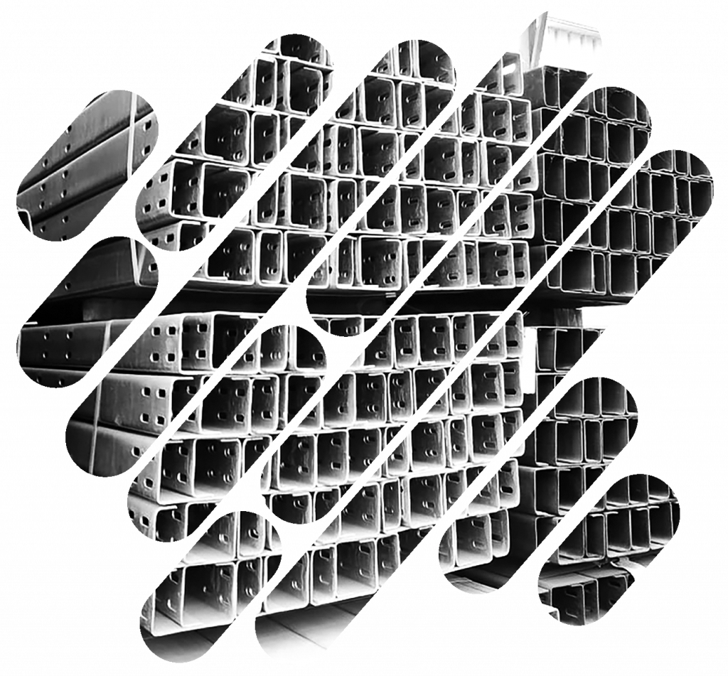 Perfis U, C, L de aço Metalmotiva